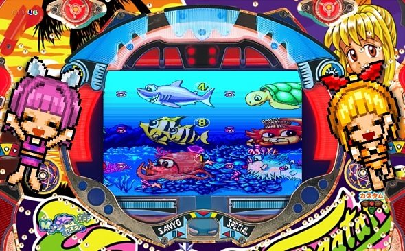 PA海物語3R3 1999年版モードの演出 予告・リーチ演出