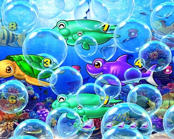 P海物語 極JAPAN 海モード中の演出 予告・リーチ演出