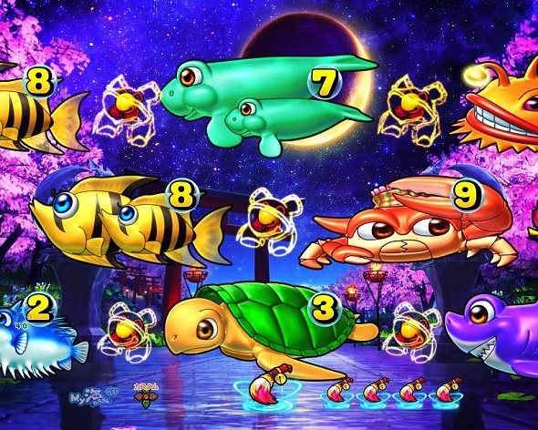 P海物語 極JAPAN 火鈴モード中の演出 予告・リーチ演出