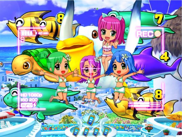 PAスーパー海物語IN地中海2 地中海モード中の演出 予告演出