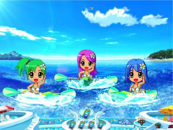 PAスーパー海物語IN地中海2 地中海モード中の演出 予告演出