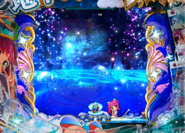 PAスーパー海物語IN地中海2 ミラージュモード中の演出 予告演出