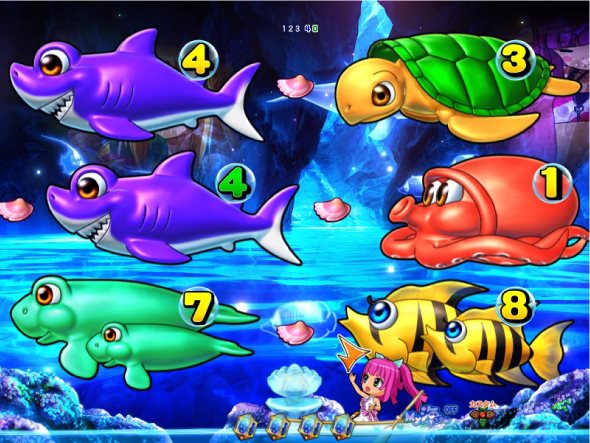 PAスーパー海物語IN地中海2 ミラージュモード中の演出 予告演出