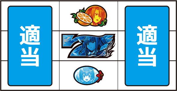 Lパチスロうみねこのなく頃に2 打ち方 通常時の打ち方(中押し/青7狙い)