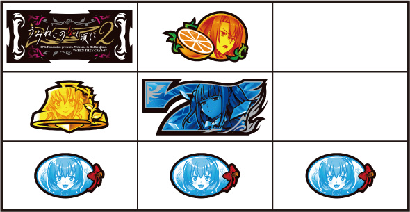 Lパチスロうみねこのなく頃に2 打ち方 通常時の打ち方(中押し/青7狙い)