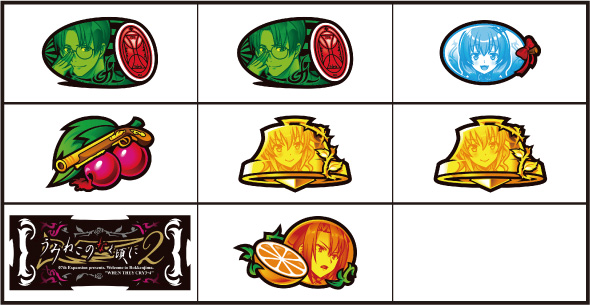 Lパチスロうみねこのなく頃に2 打ち方 通常時の打ち方(中押し/青7狙い)