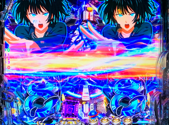 eワンパンマン2~正義執行 予告演出 リーチ後予告