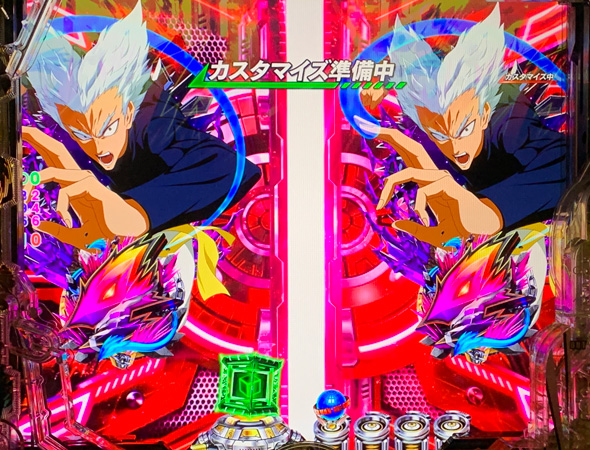 eワンパンマン2~正義執行 予告演出 リーチ後予告