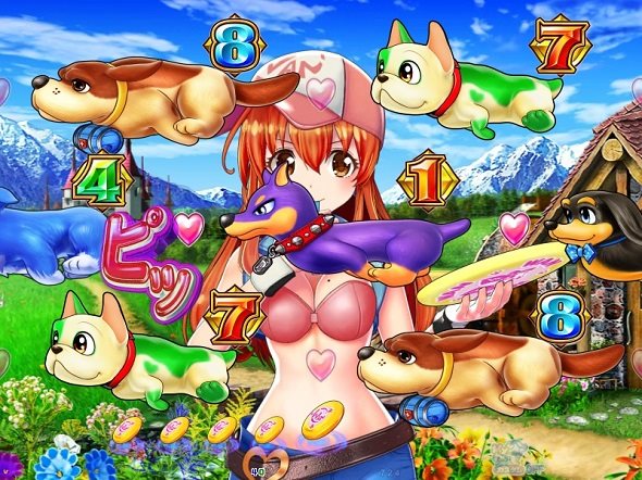 PAわんわんパラダイスCELEBRATION モード共通の演出 リーチ演出