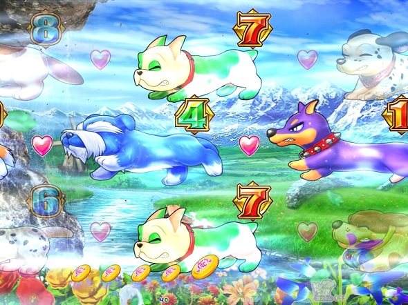 PAわんわんパラダイスCELEBRATION モード共通の演出 リーチ演出