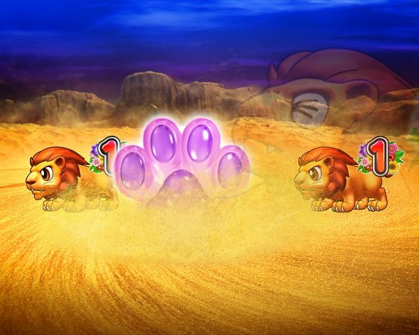 PA野生の王国6 サファリエリア中の演出 予告・リーチ演出