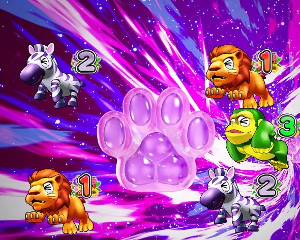 PA野生の王国6 サファリエリア中の演出 予告・リーチ演出