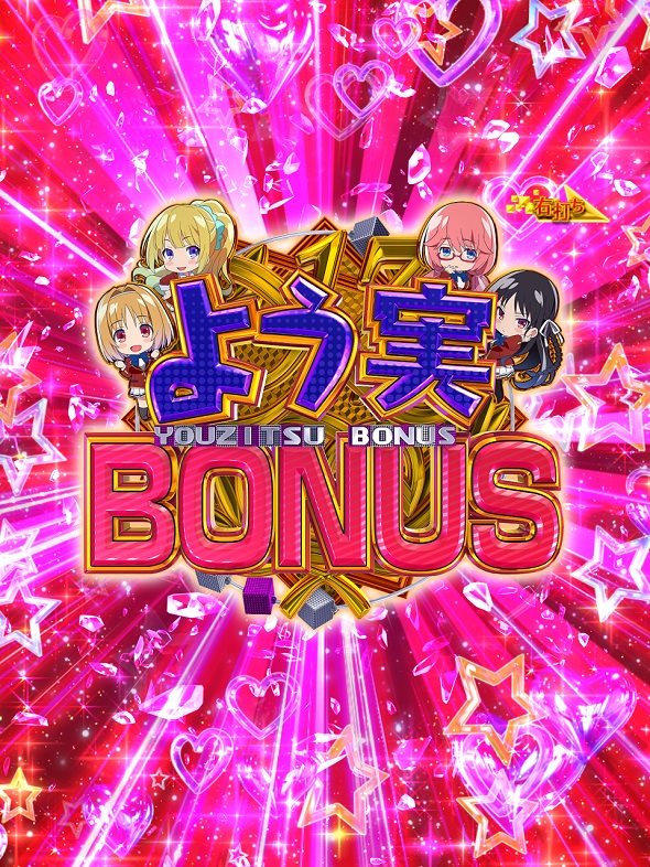 eようこそ実力至上主義の教室へ 大当り中の演出 通常時の大当り演出