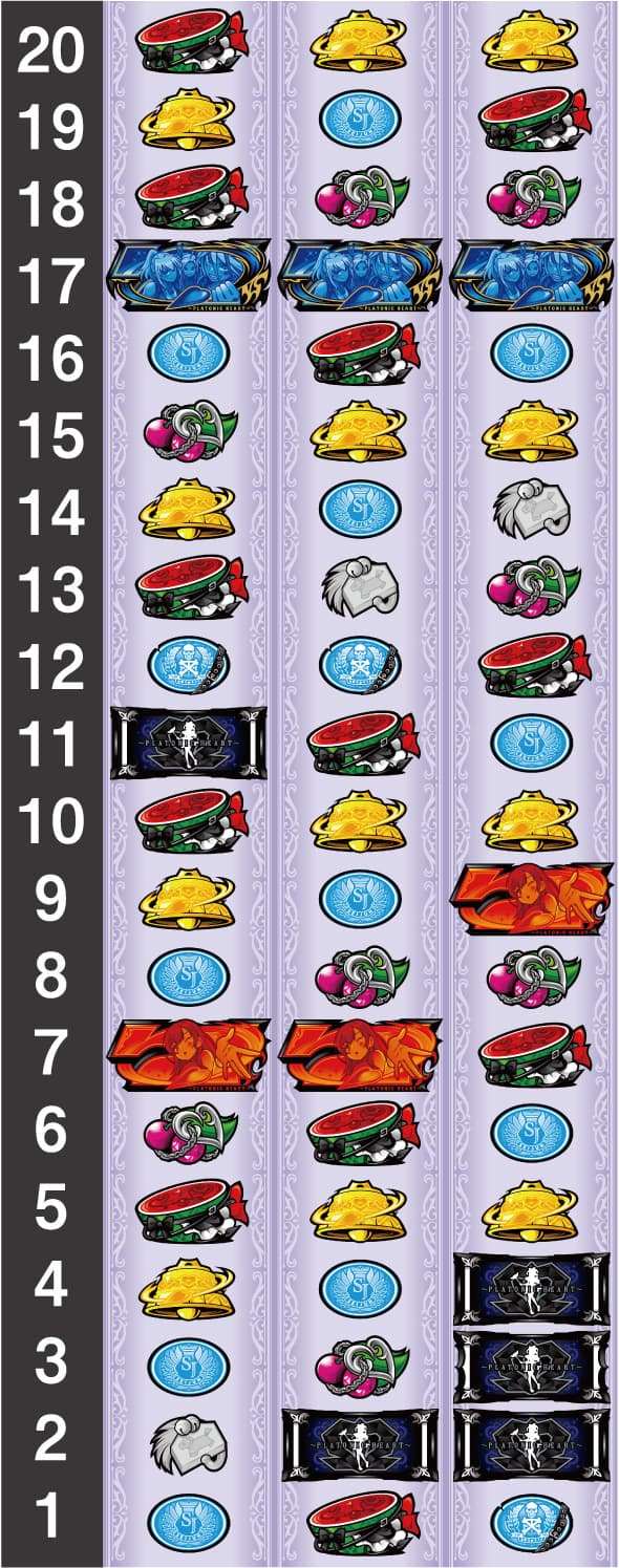 L絶対衝激Ⅳ リール配列