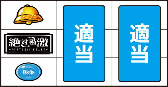 L 絶対衝激～PLATONIC HEART～ 打ち方 通常時の打ち方(順押し/BAR狙い)